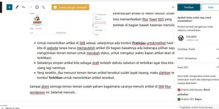 Cara Menulis Artikel Di Eskaber