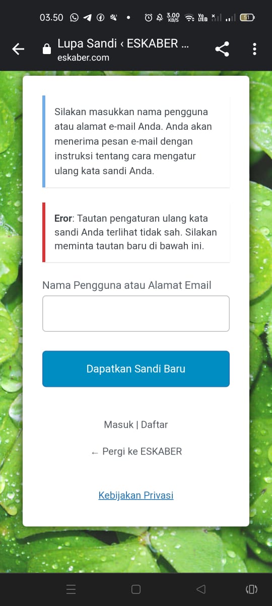 Masuk / Daftar