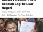 Visum et Repertum Kasus Duren Tiga, Diragukan
