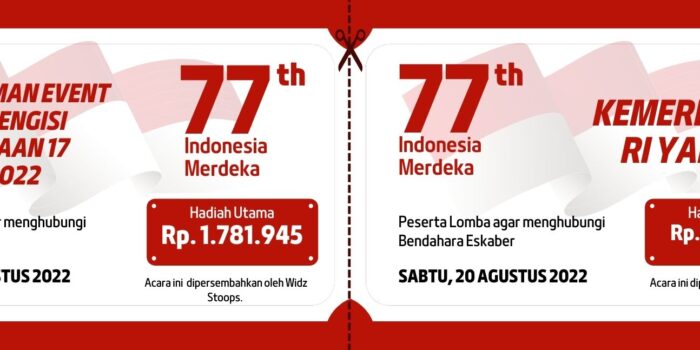Pengumuman Event Menulis Mengisi Kemerdekaan 17 Agustus 2022
