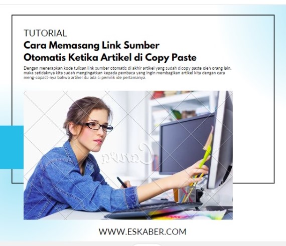 Cara Memasang Link Sumber Otomatis Ketika Artikel di Copy Paste