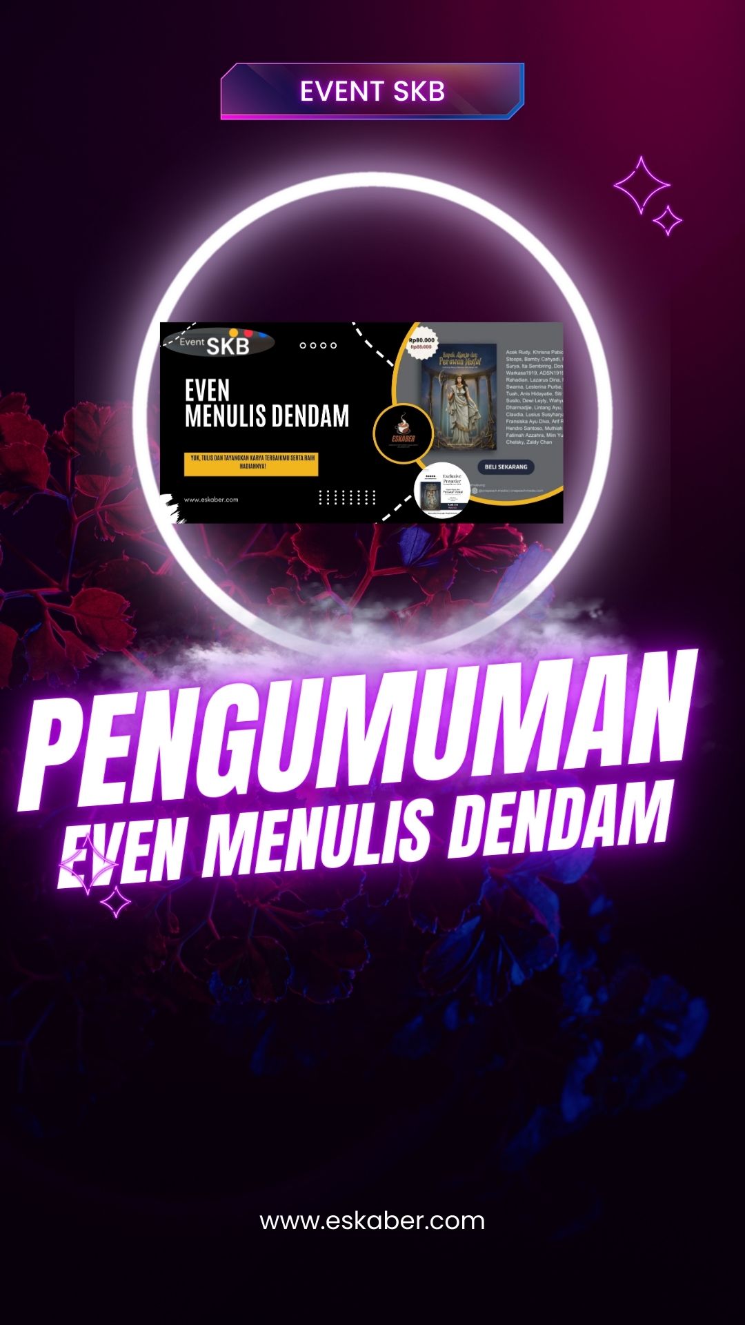 Pengumuman Hasil Even Menulis Dendam