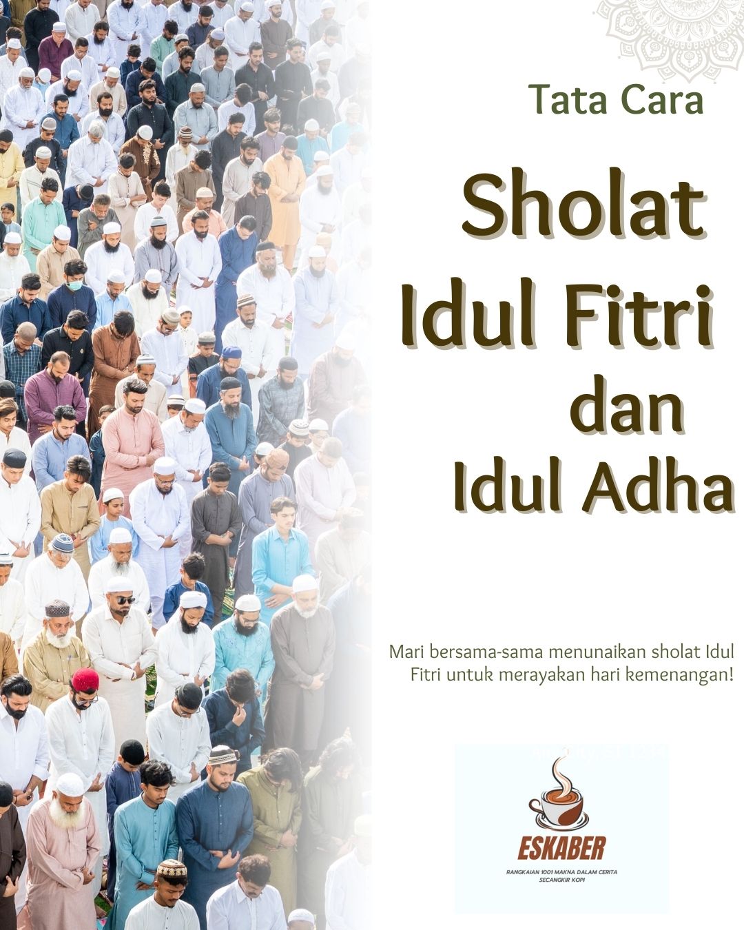 Tata Cara Sholat Idul Fitri dan Idul Adha