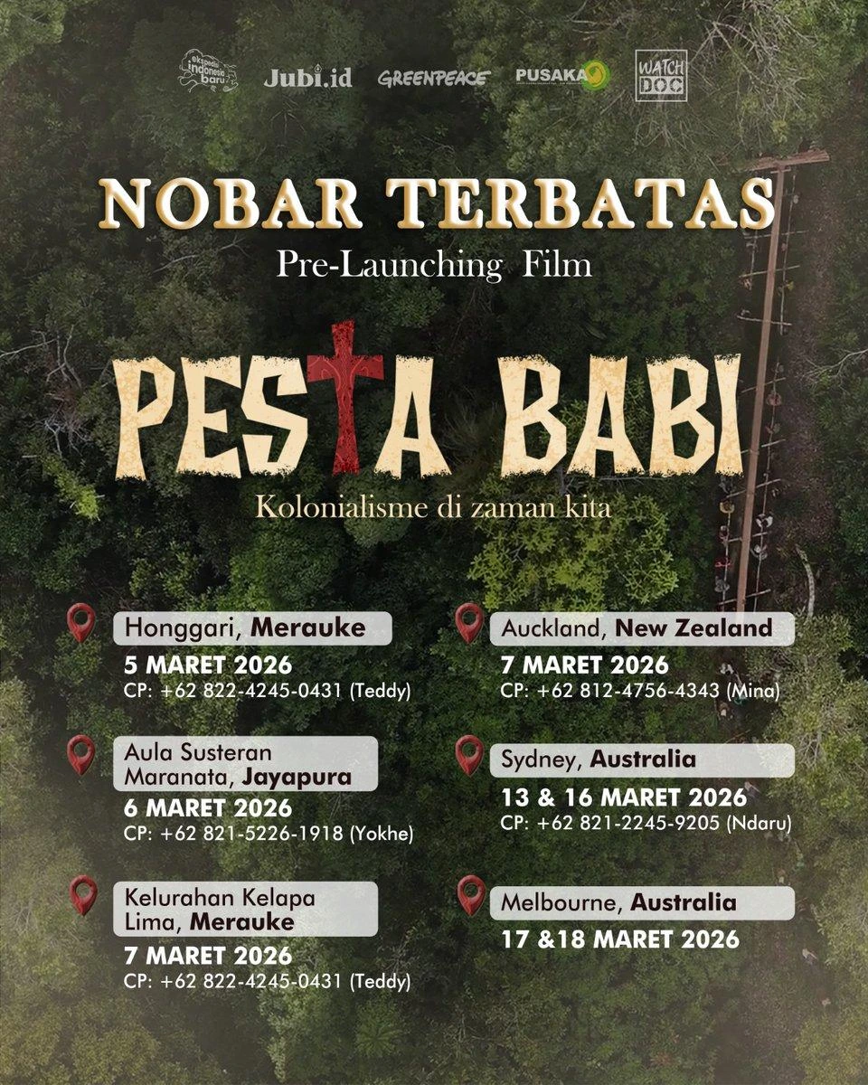 19 Fakta Film Pesta Babi: Kisah Papua yang Mengguncang Dunia
